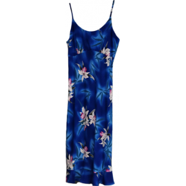 Spaghetti Strap Dress Midnight Orchid Blue