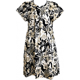 907C Pineapple Garden Black