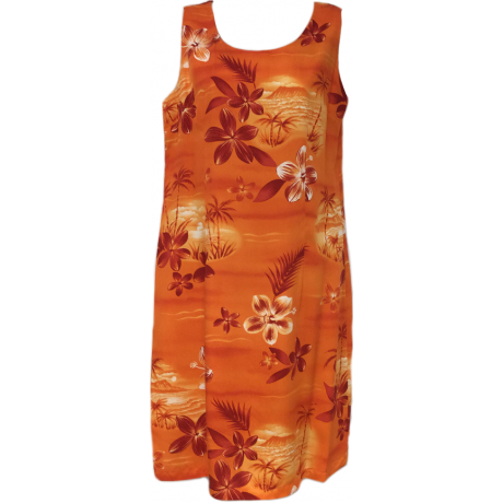 Tank Dress Moonlight Scenic Orange